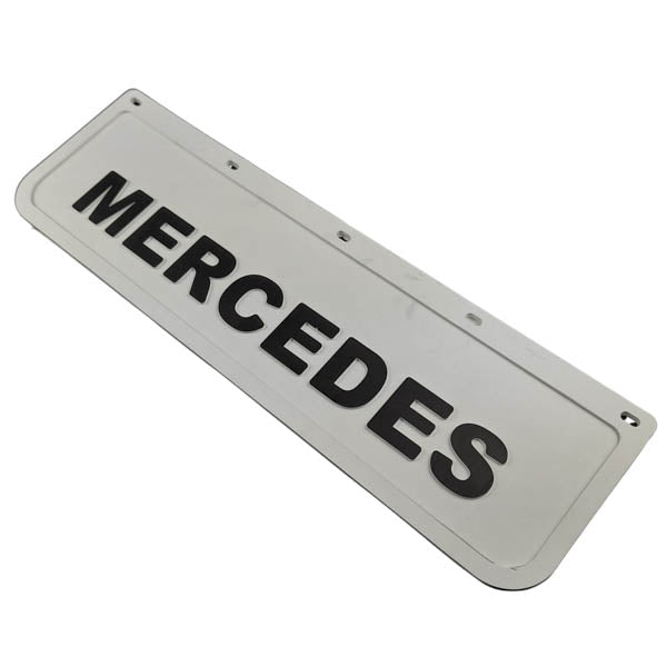 Spritzschutz Schmutzfänger weiß Frontstoßstange Mercedes 600x180mm