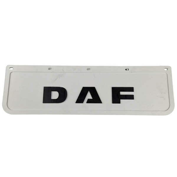 Spritzschutz Schmutzfänger weiß Frontstoßstange DAF 600x180mm