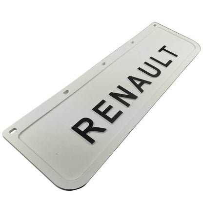 Spritzschutz Schmutzfänger weiß Frontstoßstange Renault 600x180mm