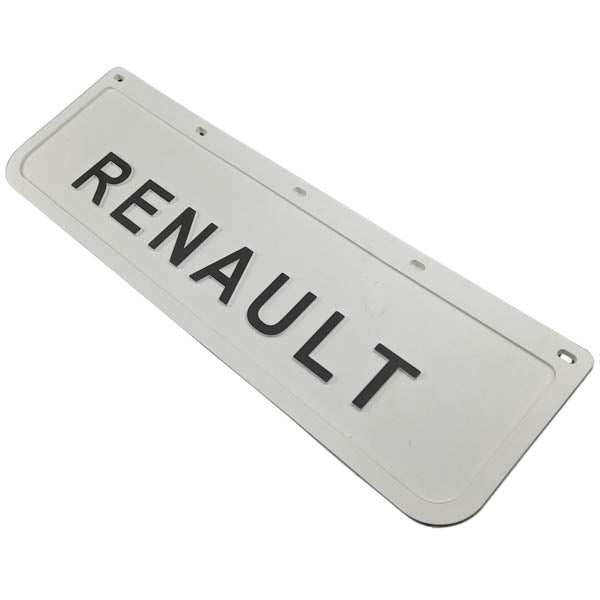 Spritzschutz Schmutzfänger weiß Frontstoßstange Renault 600x180mm
