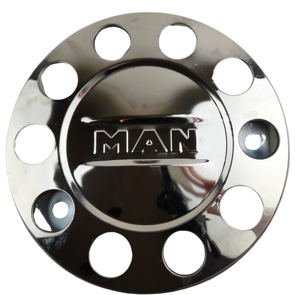 Vorderradabdeckung Nickel 22,5 MAN, Metallic, 10 Loch | 1043100-MAN