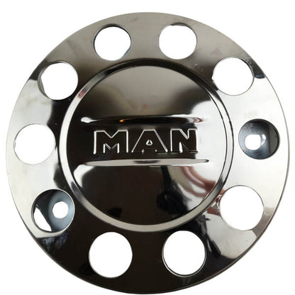 Vorderradabdeckung Nickel 22,5 MAN, Metallic, 10 Loch | 1043100-MAN