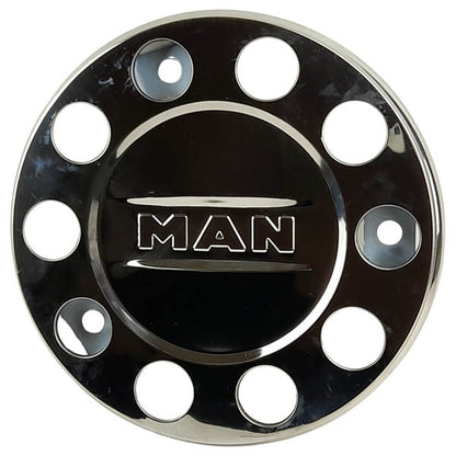 Vorderradabdeckung Nickel 22,5 MAN, Metallic, 10 Loch | 1043100-MAN