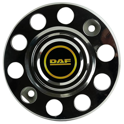 Radkappe vorne 22.5 Zoll Metall DAF Logo farbig 10 Loch 1043100-DAF2