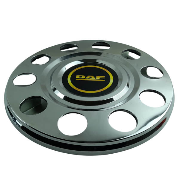 Radkappe vorne 22.5 Zoll Metall DAF Logo farbig 10 Loch 1043100-DAF2