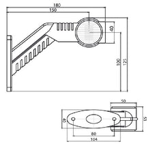 Umrissleuchte LED 24V seitlich 1800mm 720205