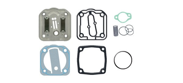 Kompressor Reparatursatz, Zylinderkopf + Dichtungen | Mercedes | 100mm, 377cc