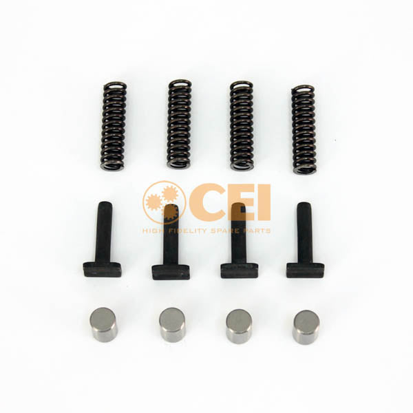 Satz Buchse + Druckfeder + Sperrbolzen Synchronisiereinheit Getriebe Scania 374334, 369910, 369911