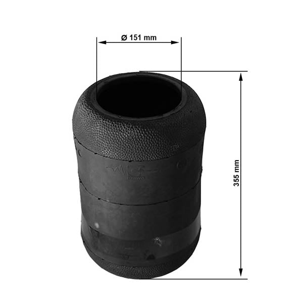 Luftfeder Iveco | 3933280101, 4746728, 4746740, 4758192, 89756, CT737N, 5.10229