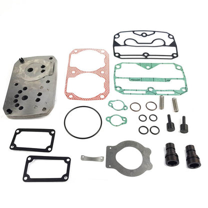 Kompressor Reparatursatz, Zylinderkopf + Dichtungen | Iveco Stralis, Cursor | 86 mm, 630 ccm