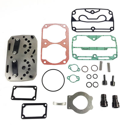 Kompressor Reparatursatz, Zylinderkopf + Dichtungen | Iveco Stralis, Cursor | 86 mm, 630 ccm