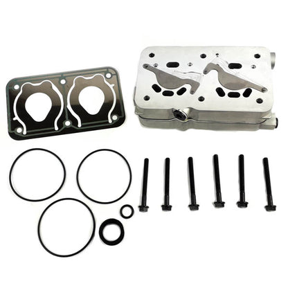 Reparatursatz Luftkompressor Zylinderkopf Deckel Dichtungen Schrauben Mercedes Axor 85mm 636cc
