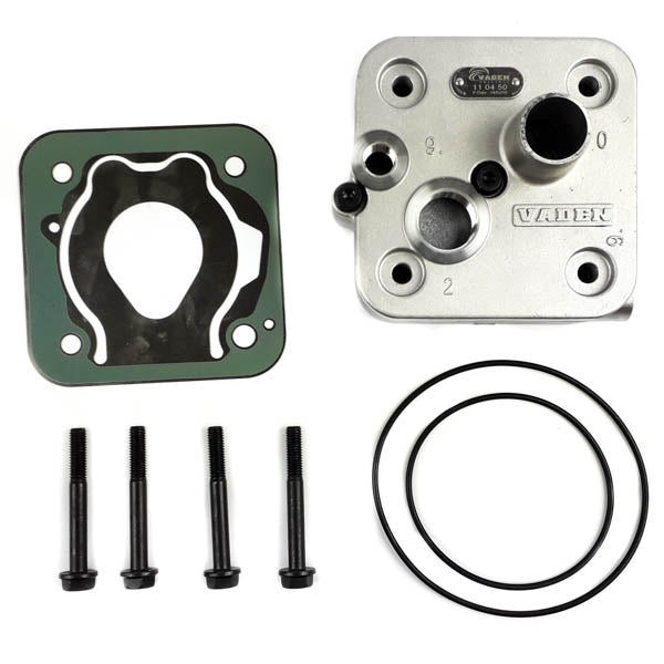 Kompressor Reparatursatz, Zylinderkopf + Deckel + Dichtungen + Schrauben | Mercedes Axor, Atego | 85 mm, 352 ccm