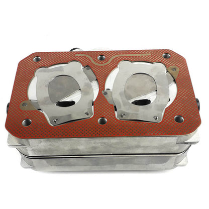 Kompressor Reparatursatz, Zylinderkopf + Deckel + Dichtungen + Schrauben | Renault Premium, Kerax | 75mm, 442cc