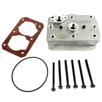 Kompressor Reparatursatz, Zylinderkopf + Deckel + Dichtungen + Schrauben | Renault Premium, Kerax | 75mm, 442cc
