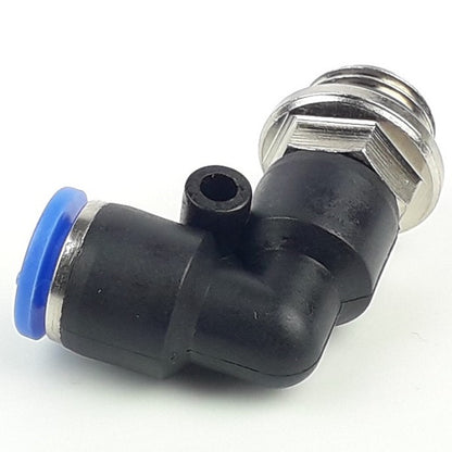 Kunststoff Steckverbinder L Kupplung 6mm Außengewinde 1/4 Zoll