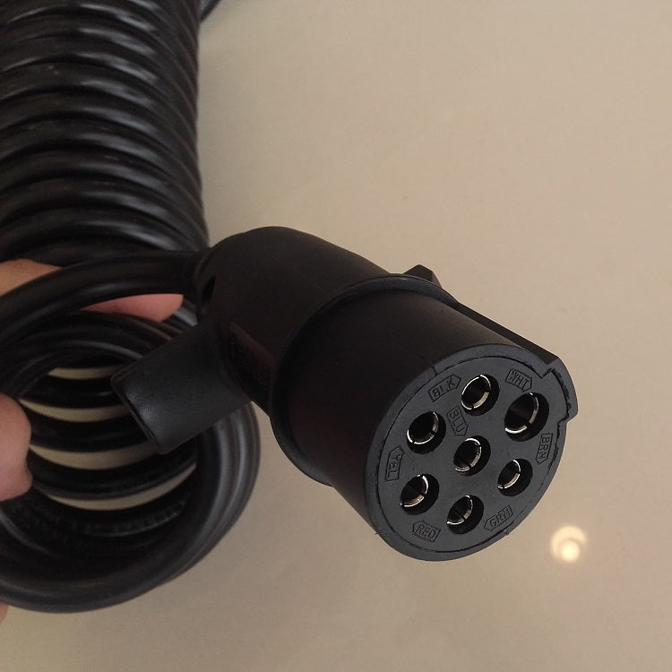 Anhänger Kabel 7-polig Stecker Kunststoff 5,5m