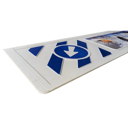 Schmutzfänger Spritzschutz Sattelzug 3D Adler weiß 35x240cm