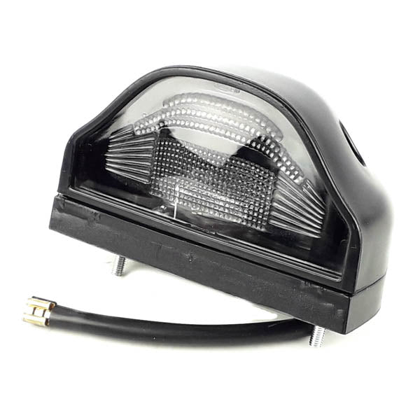 Universelle Nummernlampe, schwarz, mit Glühlampe | 12V / 24V