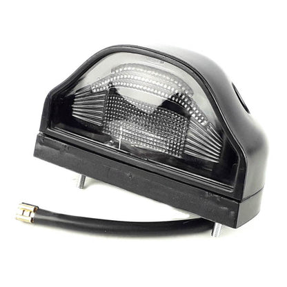 Universelle Nummernlampe, schwarz, mit Glühlampe | 12V / 24V