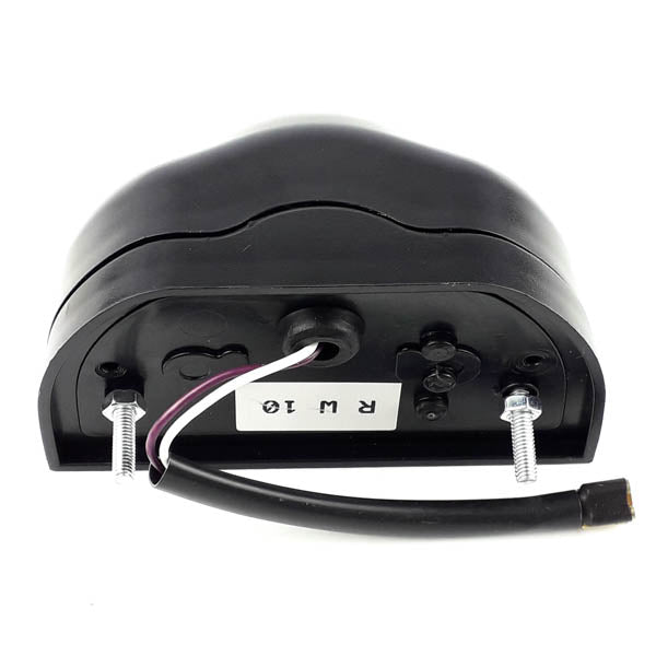 Universelle Nummernlampe, schwarz, mit Glühlampe | 12V / 24V