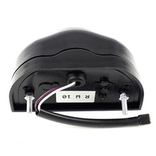 Universelle Nummernlampe, schwarz, mit Glühlampe | 12V / 24V