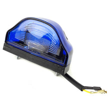 Nummernlampe mit Glühlampe, blaues Positionslicht | 12V / 24V