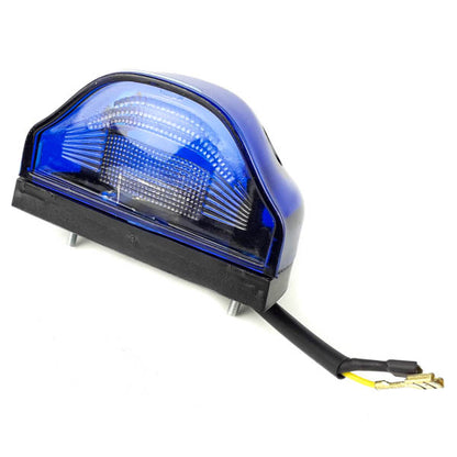 Nummernlampe mit Glühlampe, blaues Positionslicht | 12V / 24V