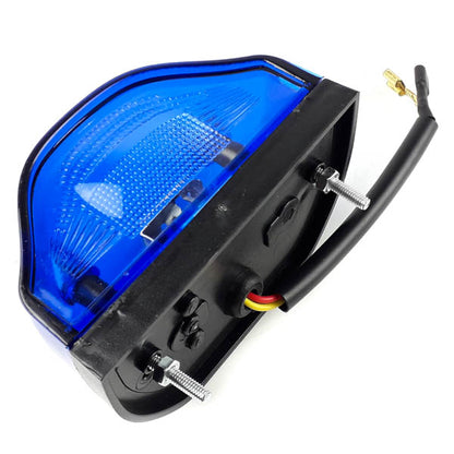 Nummernlampe mit Glühlampe, blaues Positionslicht | 12V / 24V