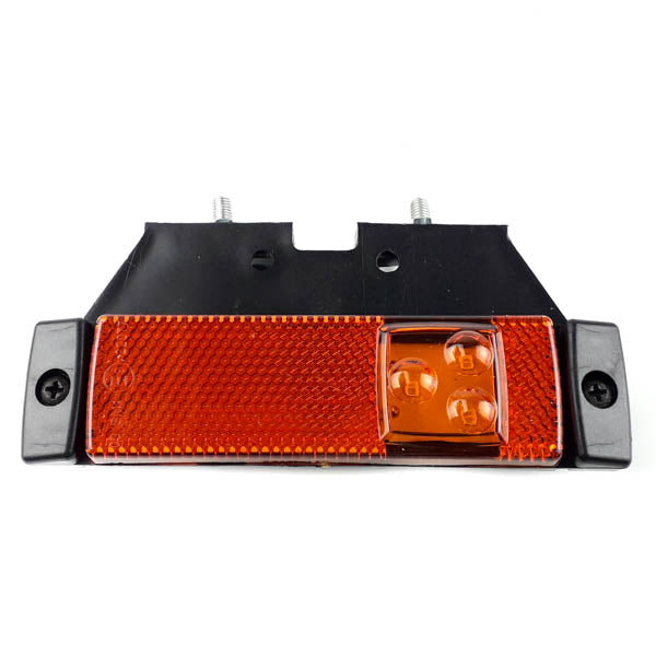 Gelbe Seitenleuchte mit LED, mit Halterung | ITM720306