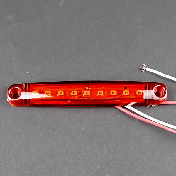 Positionsleuchte LED rot 10cm 12V 24V