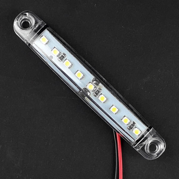 Positionsleuchte LED weiß 10cm 12V 24V