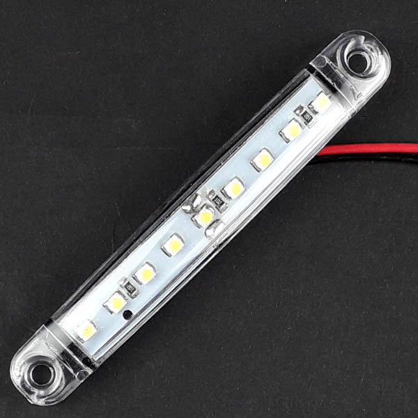 Positionsleuchte LED weiß 10cm 12V 24V