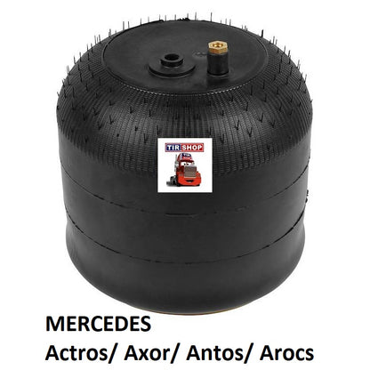 Luftfederbalg Mercedes Actros Axor Arocs | 9423201721, 9423207121, 4186NP24, mit Metallkolben, hinten, links, rechts