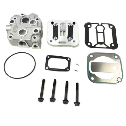 Kompressor Reparatursatz, Zylinderkopf + Deckel + Dichtungen + Schrauben | Volvo FL6