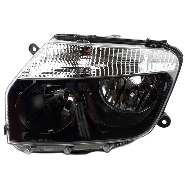 Scheinwerfer links Dacia Duster 2010-2014 schwarzer Reflektor