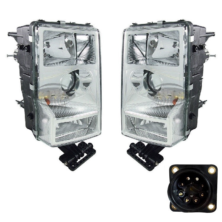 Scheinwerfer links Volvo FH FM 2003-2008 manuelle LWR Rundstecker