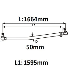 Lenkstange MAN L.1664mm | 81467106994 81467116726