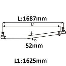 Lenkstange Mercedes 1687mm | 9493301503 9493300703 9493301603