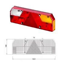 Rückleuchten Glas hinten rechts Auflieger Schmitz