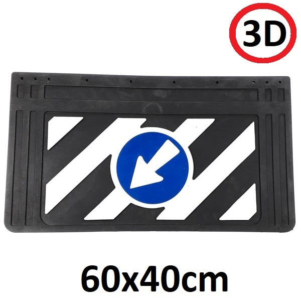 Schmutzfänger Spritzschutz Verkehrszeichen 3D 40x60cm