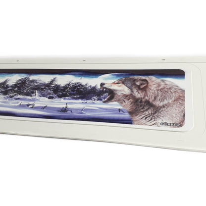 Schmutzfänger Spritzschutz Sattelzug 3D Wölfe weiß 35x240cm