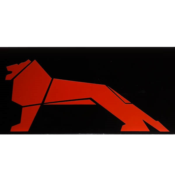 Schmutzfänger Sattelauflieger MAN rot auf schwarz | 40x240cm