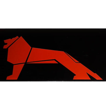 Schmutzfänger Sattelauflieger MAN rot auf schwarz | 40x240cm
