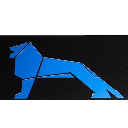 Schmutzfänger Sattelauflieger MAN blau auf schwarz | 40x240cm
