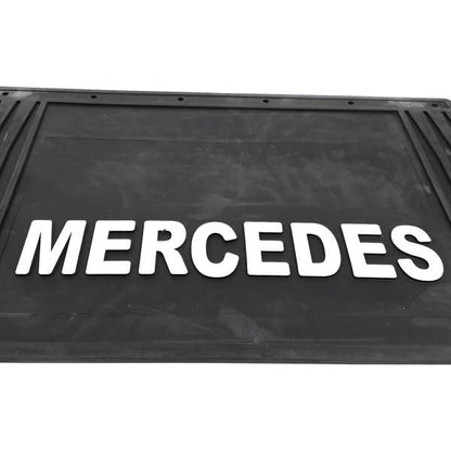 Schmutzfänger Spritzschutz Mercedes 3D weiß 40x60cm