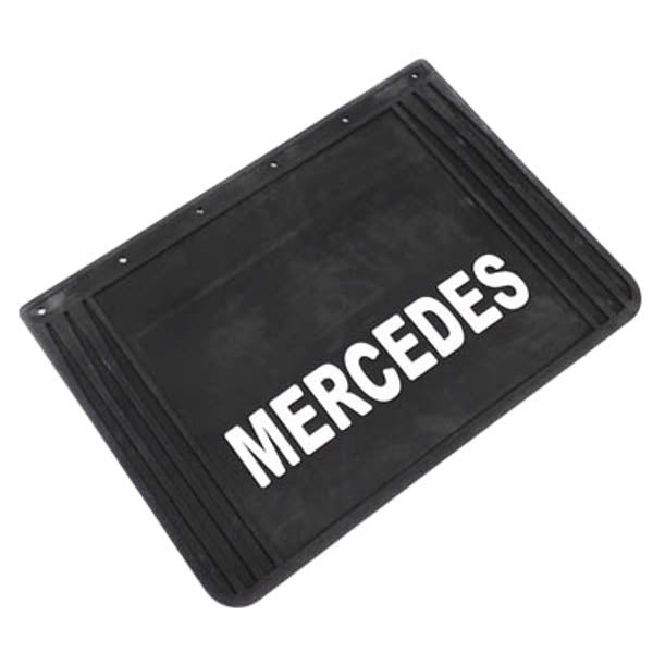 Schmutzfänger Spritzschutz Mercedes 3D weiß 40x60cm