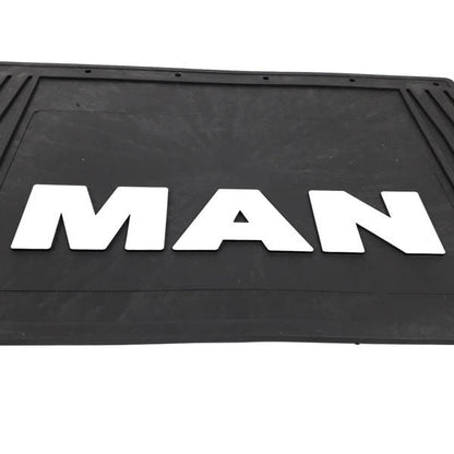 Schmutzfänger Spritzschutz MAN 3D weiß 40x60cm