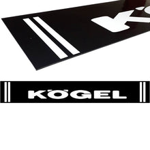 Schmutzfänger Spritzschutz hinten Kögel 40x240cm Schrift Streifen