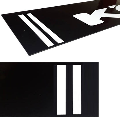 Schmutzfänger Spritzschutz hinten Kögel 40x240cm Schrift Streifen